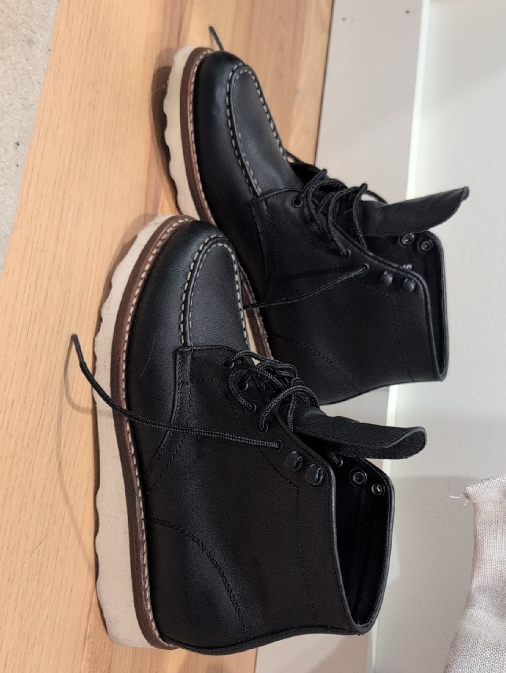 Practically New Thursday Boot Co Matte Black Diplomat